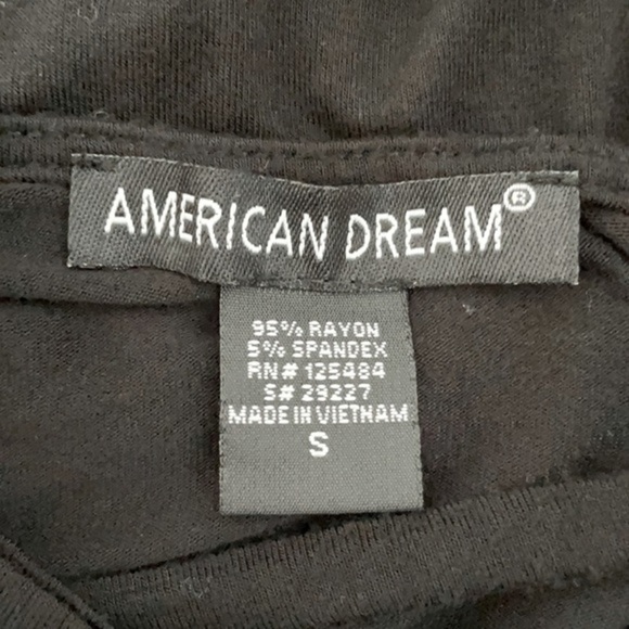 AMERICAN DREAM | Women’s Black Laced Up Back Style Casual Shirt Size Small - Picture 3 of 6